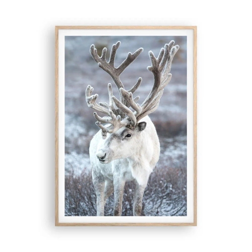 Poster in cornice rovere chiaro - Ritratto al sole - 70x100 cm