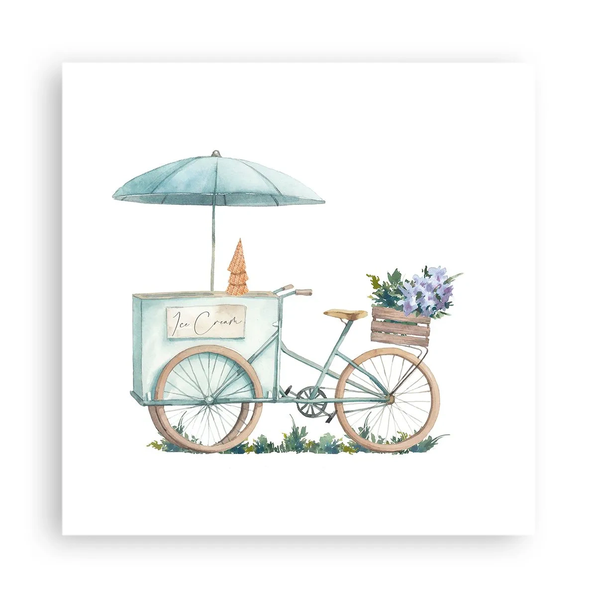 Poster - Dolce ricordo d'estate - 40x40 cm