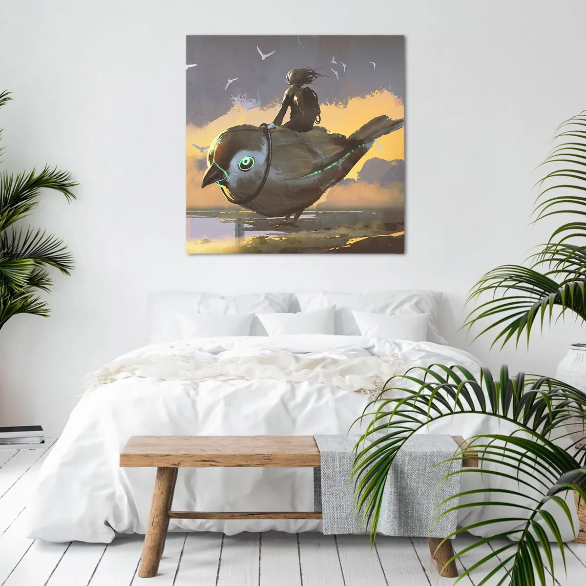 Quadro su tela - Stampe su Tela - La sosta di un viaggio fantastico - 40x40 cm