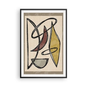 Poster in cornice nera - Verticali e orizzontali - 61x91 cm