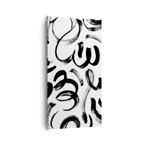 Quadro su tela - Stampe su Tela - Nero su bianco - 65x120 cm