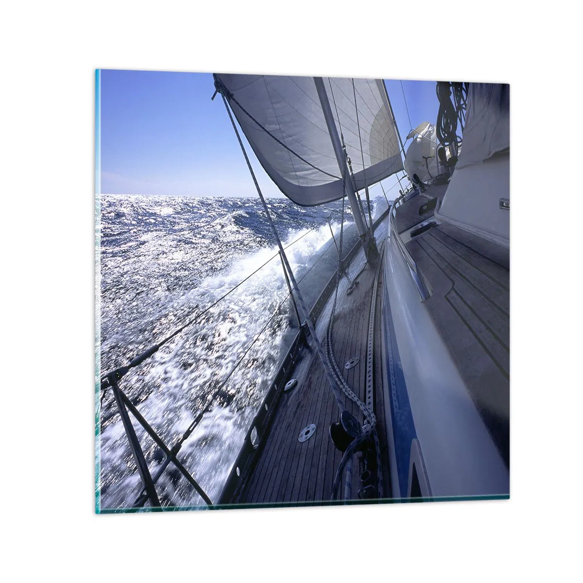 Quadro su vetro - So cosa vuol dire volare - 60x60 cm