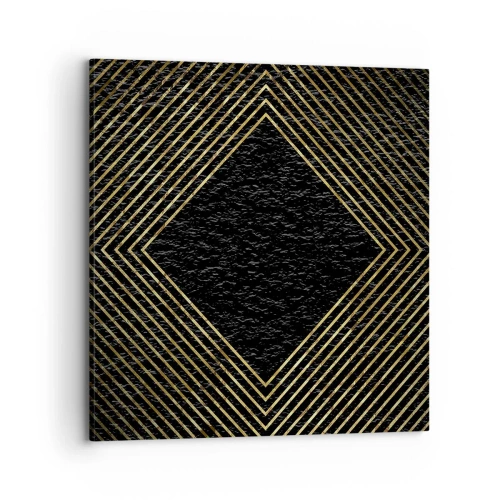 Quadro su tela - Stampe su Tela - Geometria in stile glamour - 70x70 cm