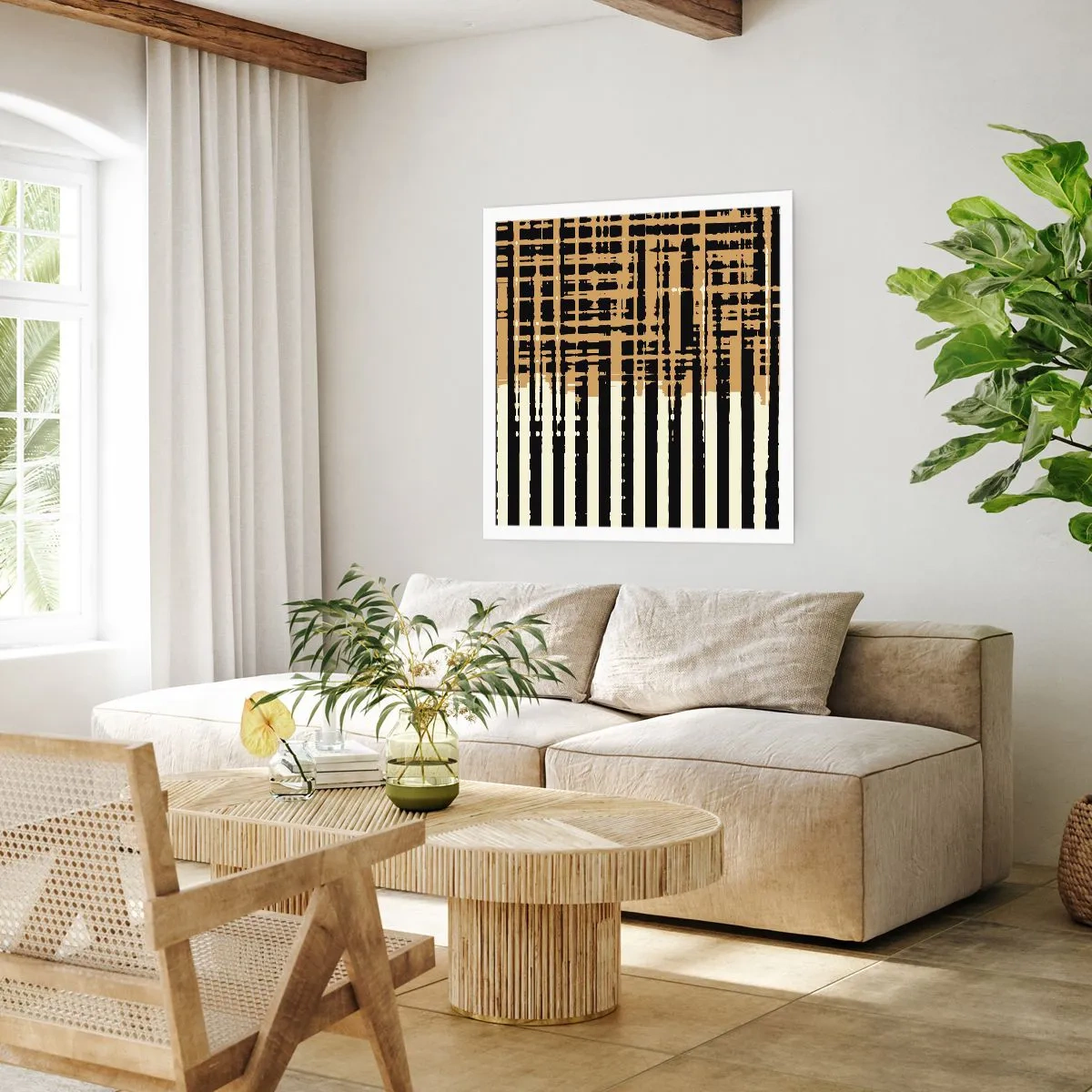 Poster - Astrazione architettonica - 30x30 cm