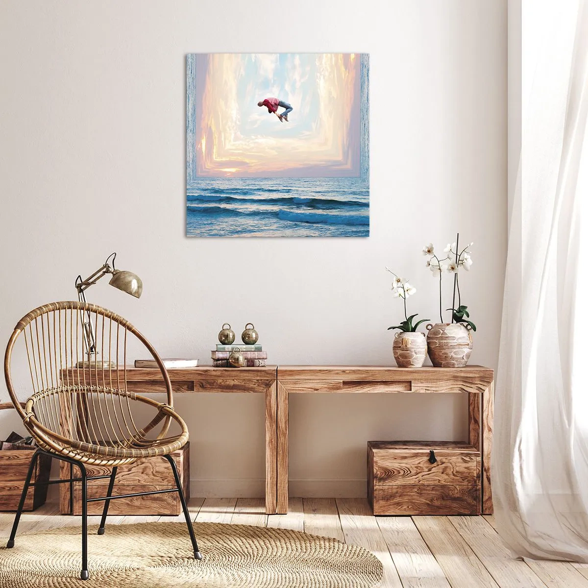 Quadro su tela - Stampe su Tela - In un'altra dimensione - 30x30 cm