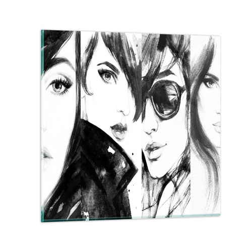 Quadro su vetro - Bellezza moltiplicata - 40x40 cm