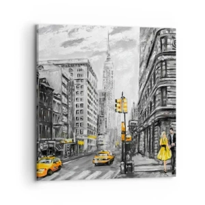 Quadro su tela - Stampe su Tela - Racconto di New York - 70x70 cm