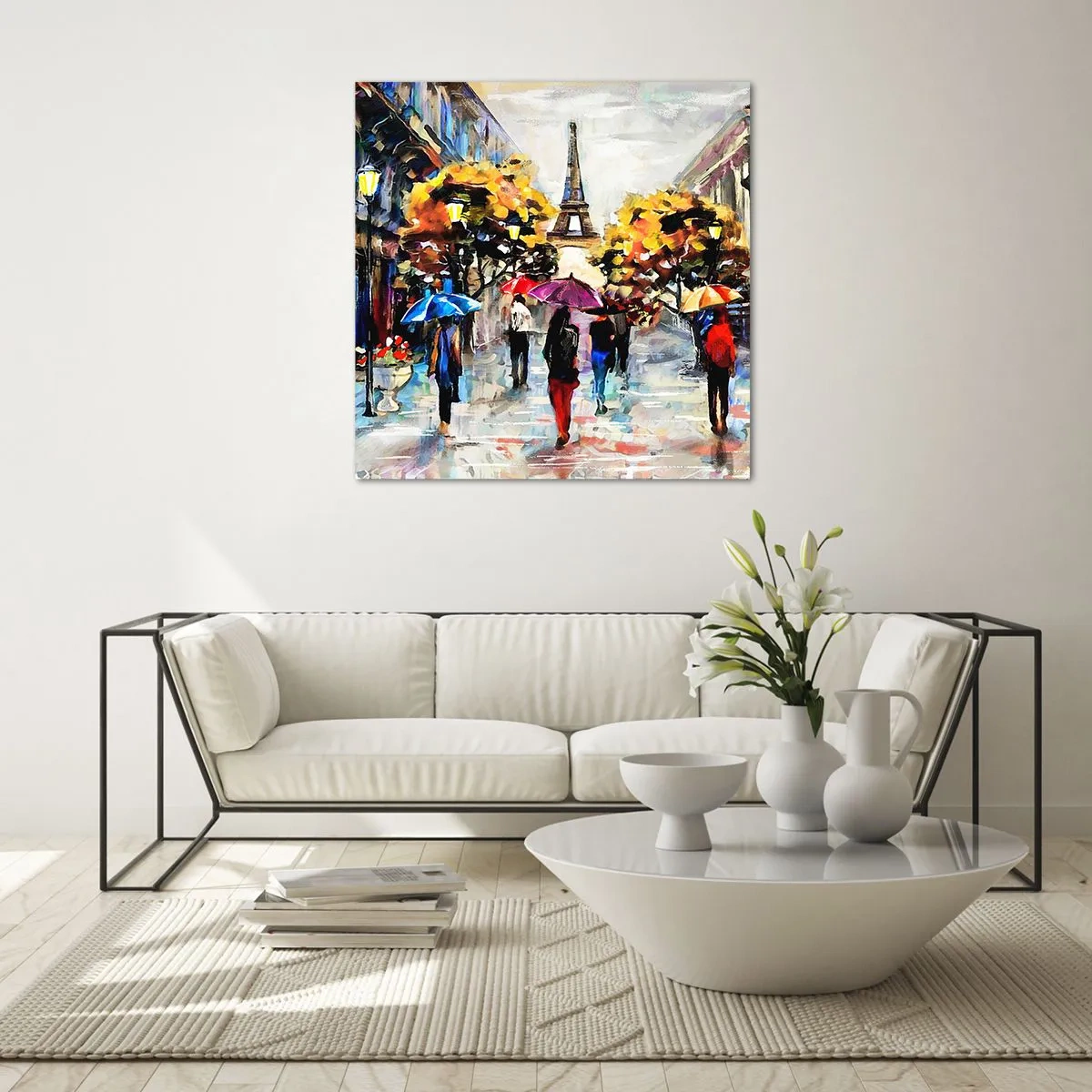 Quadro su vetro - Bella soprattutto d'autunno - 40x40 cm