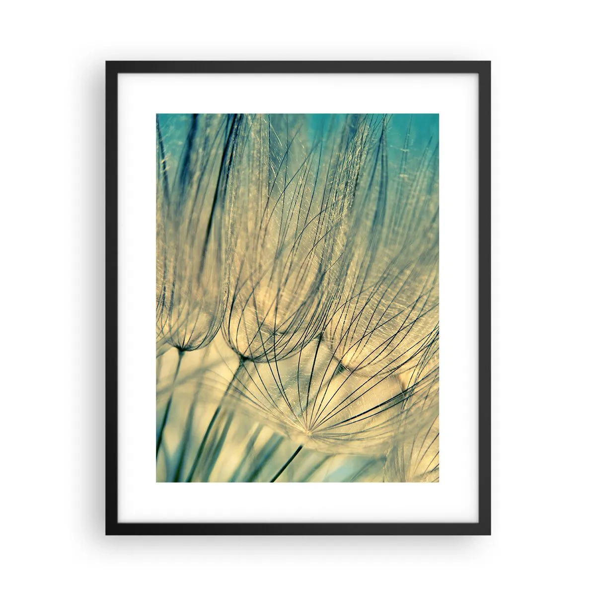 Poster in cornice nera - Aspettando il vento - 40x50 cm