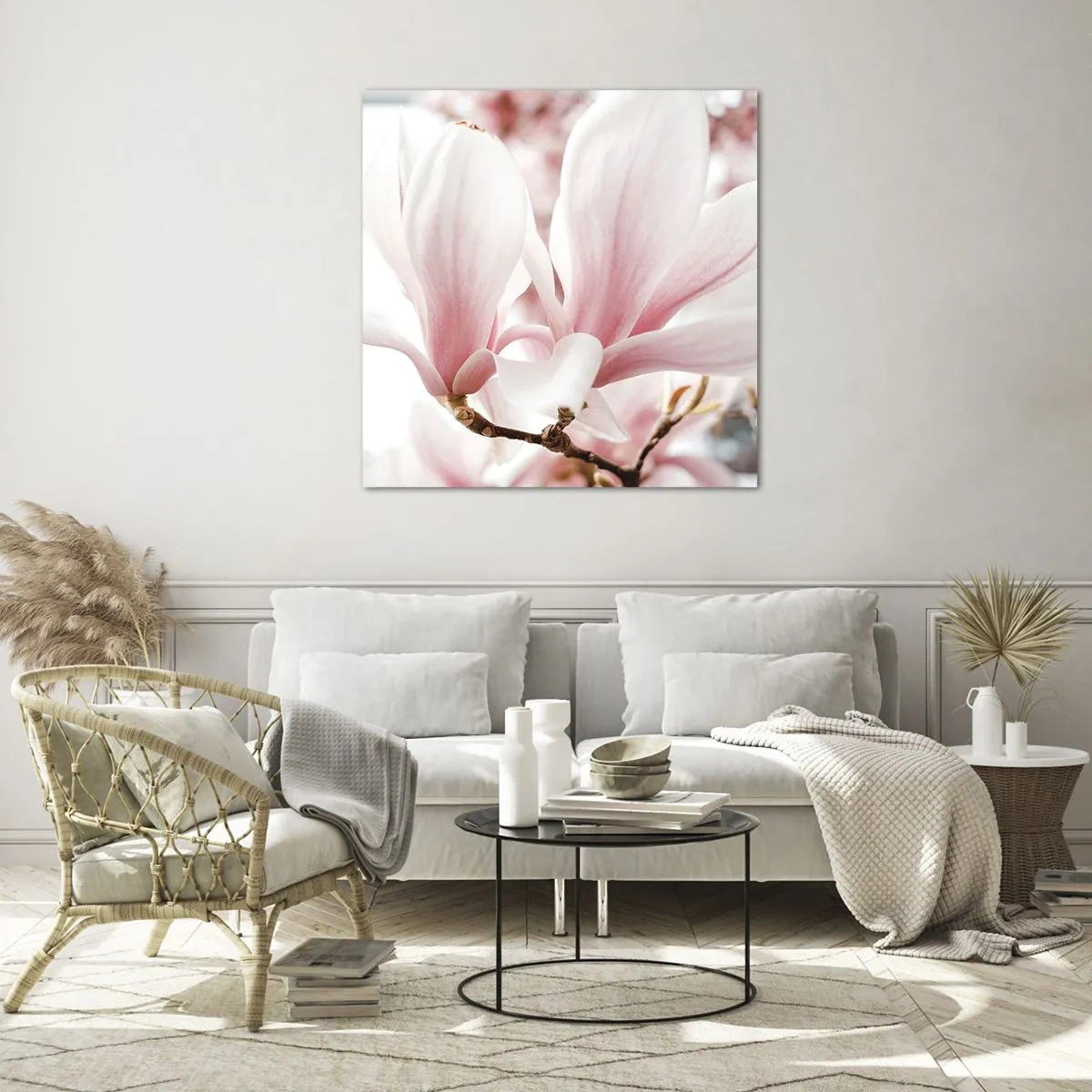 Quadro su vetro - Tenerezza senza fine - 30x30 cm