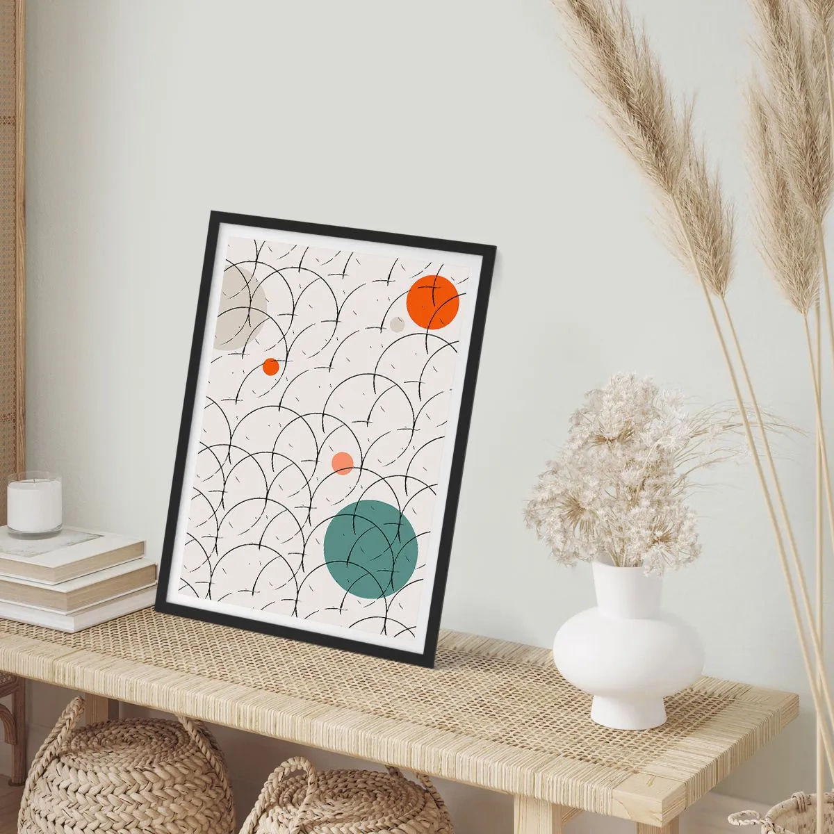 Poster in cornice nera - Nello spirito della pop-art - 70x100 cm