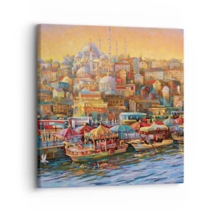 Quadro su tela - Stampe su Tela - Racconto da Istanbul - 30x30 cm