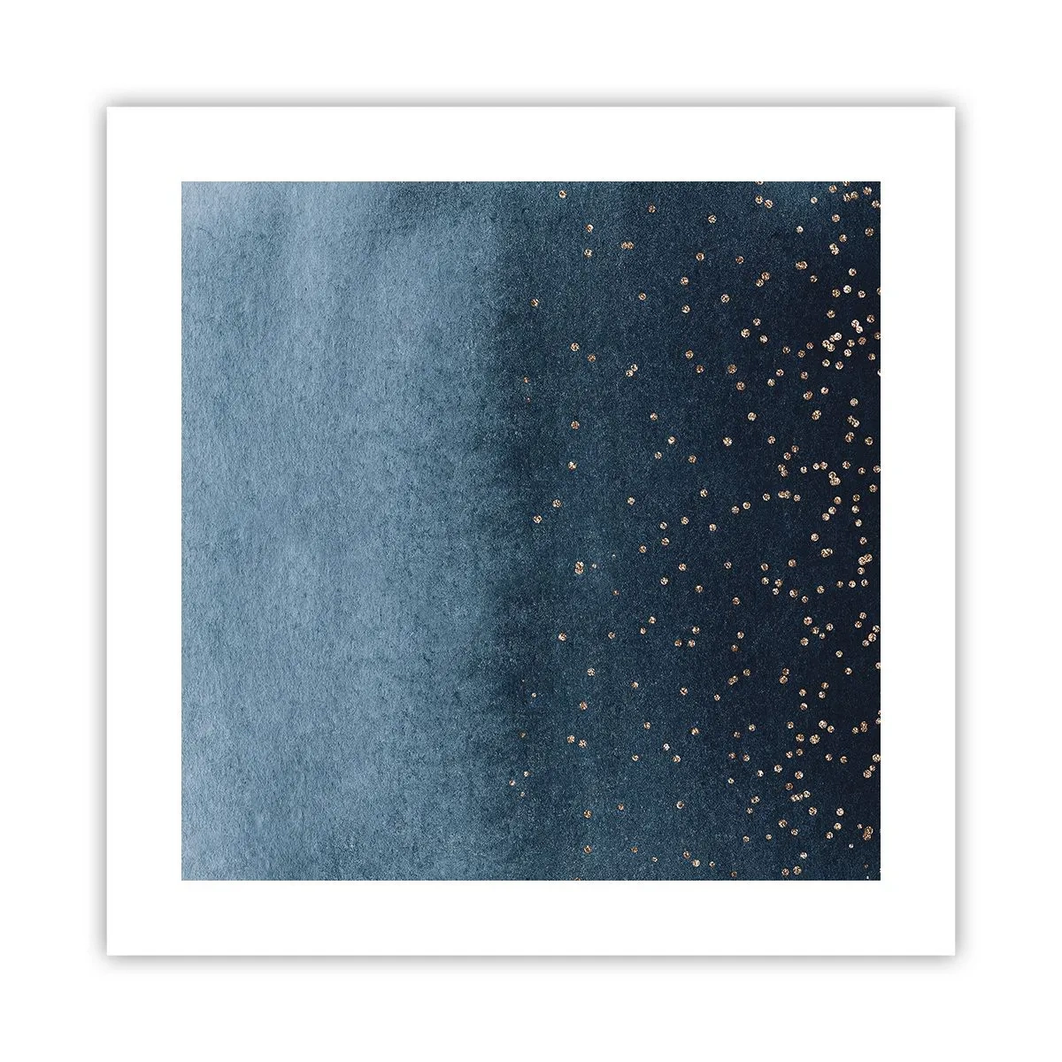 Poster - Composizione: fasi blu - 40x40 cm