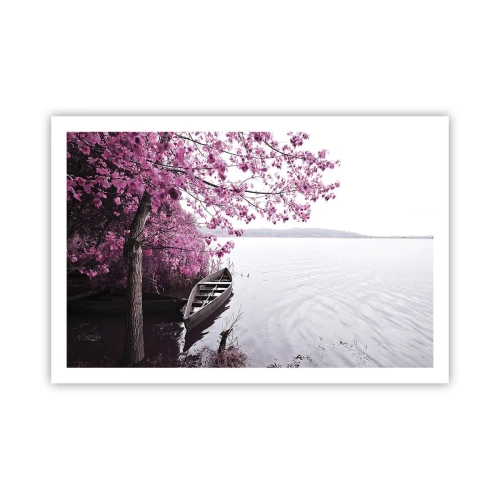 Poster - Nel silenzio rosa - 91x61 cm