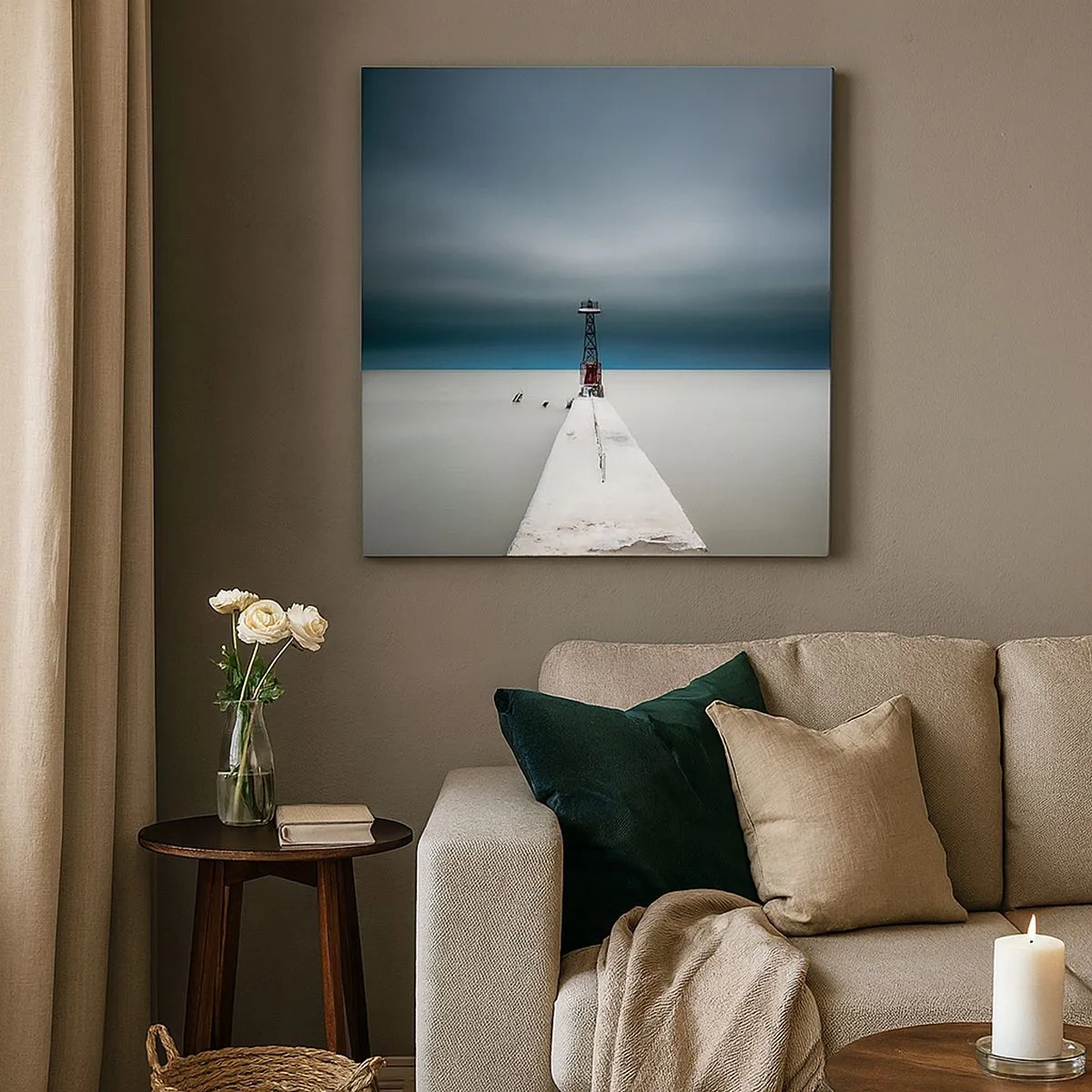 Quadro su tela - Stampe su Tela - Incontrando l'infinito - 30x30 cm