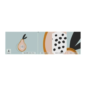 Campione di Fotomurale Adesivo Deluxe Sticker - Penetrare la natura delle cose - Grafica, Pera, Pezzo - 100x30 cm