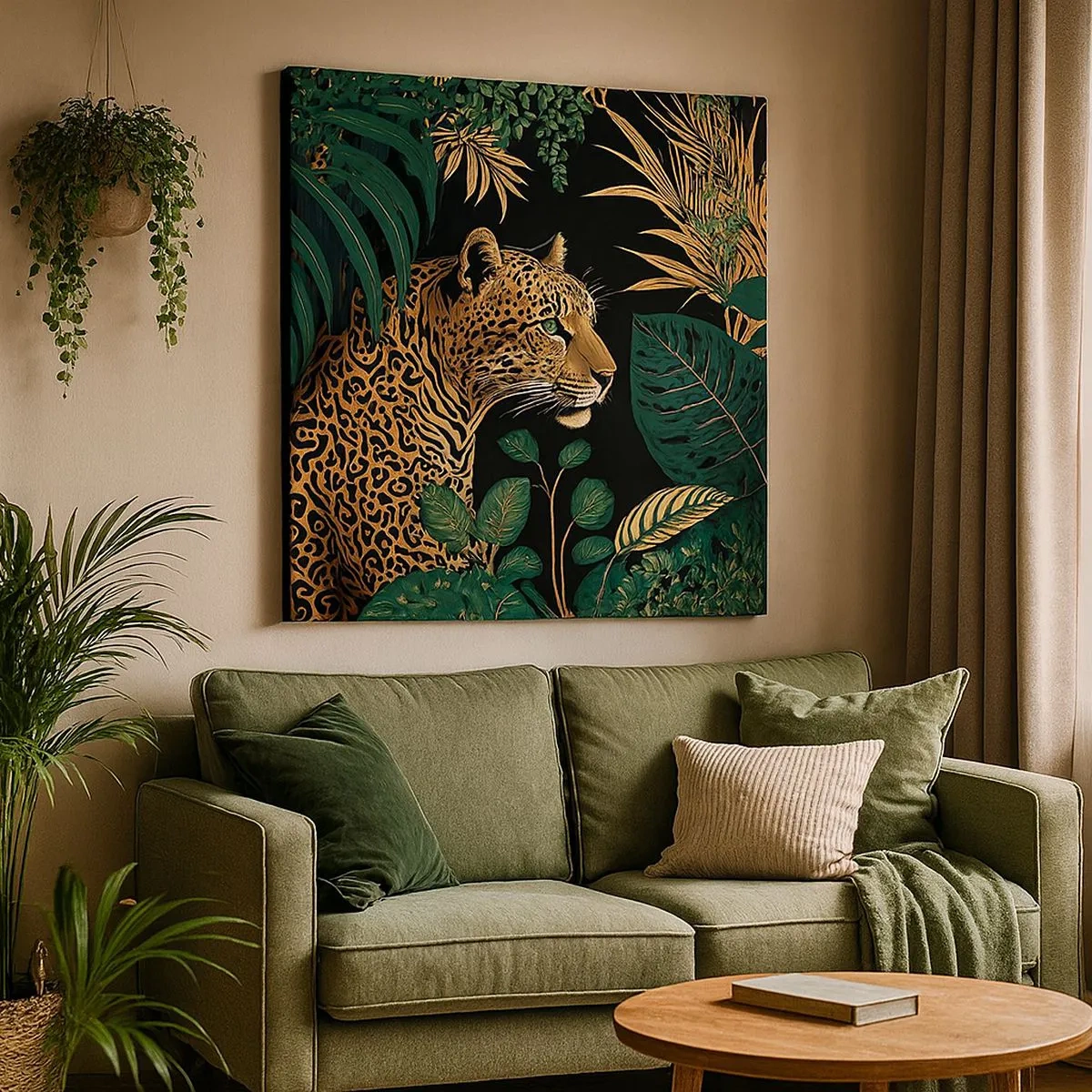 Quadro su tela - Stampe su Tela - Il signore della giungla - 30x30 cm