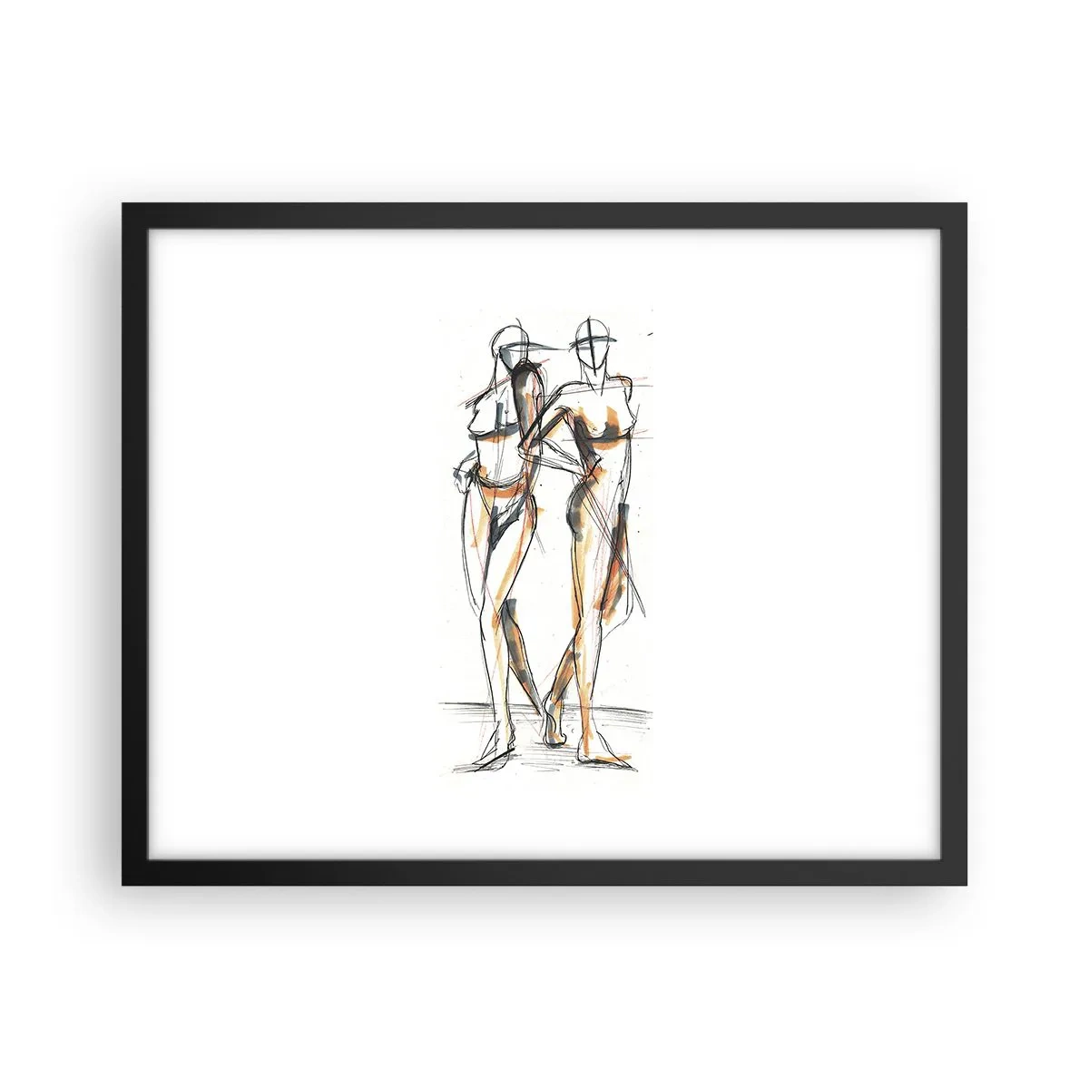 Poster in cornice nera - Studio di armonia - 50x40 cm