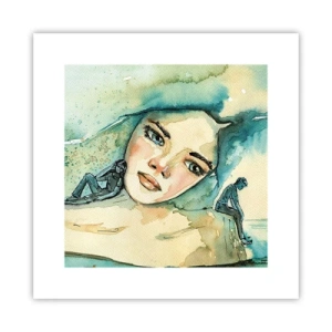 Poster - Am I blue? - 30x30 cm