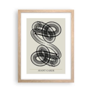 Poster in cornice rovere chiaro - In tutta spontaneità - 30x40 cm