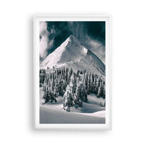 Poster in cornice bianca - Il paese della neve e del ghiaccio - 61x91 cm