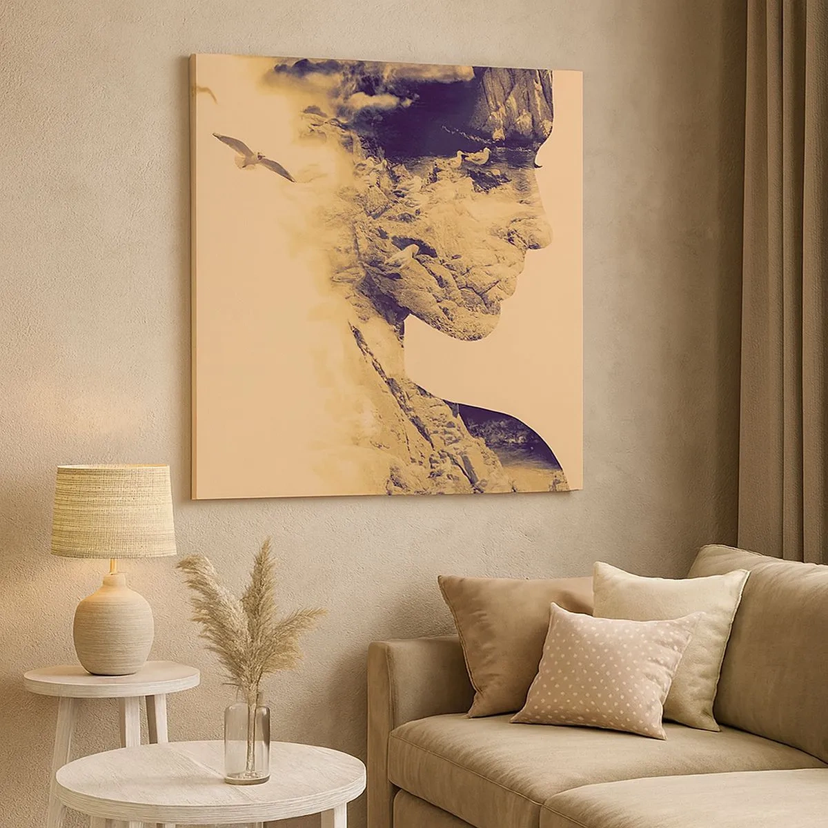 Quadro su tela - Stampe su Tela - Bella di natura - 30x30 cm