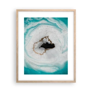 Poster in cornice rovere chiaro - Penetrare all'interno - 40x50 cm