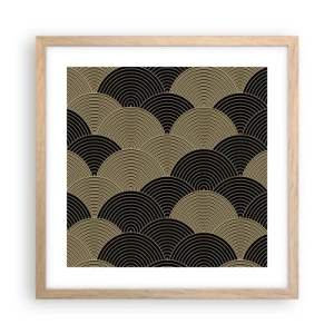 Poster in cornice rovere chiaro - Unità nella molteplicità - 40x40 cm