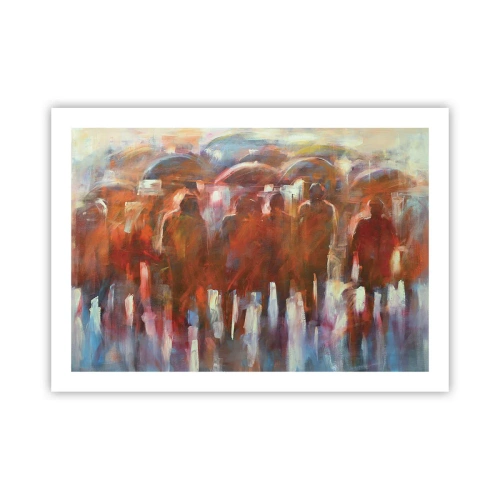 Poster - Uguali nella pioggia e nella nebbia - 70x50 cm