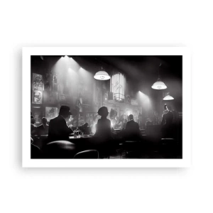 Poster - Nell'atmosfera jazz - 70x50 cm