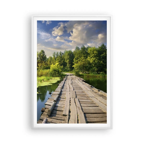 Poster in cornice bianca - Estate, estate ovunque - 70x100 cm
