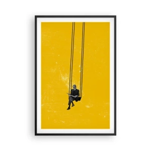 Poster in cornice nera - Un giorno come tanti - 61x91 cm