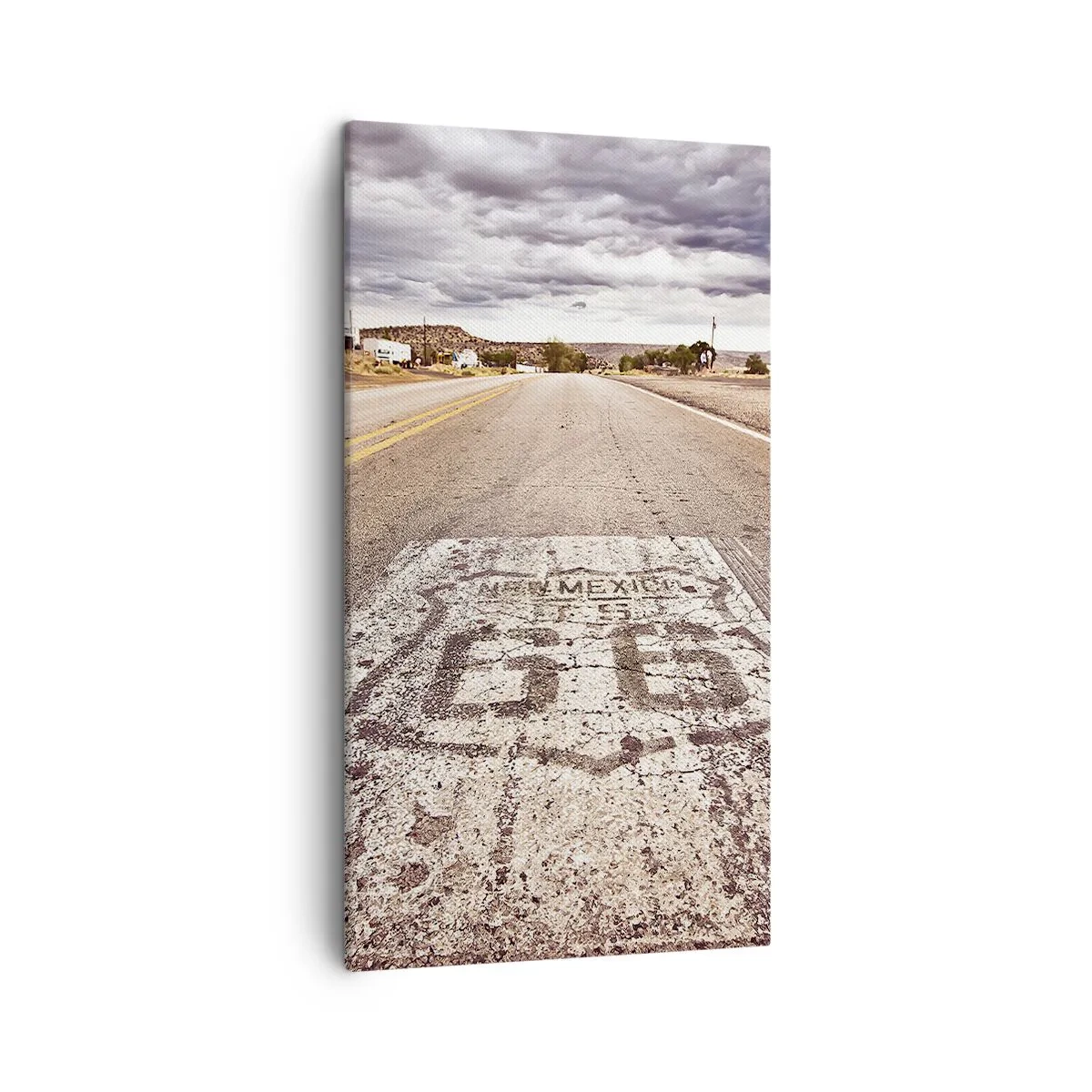 Quadro su tela - Stampe su Tela - La Route 66: una leggenda americana - 45x80 cm