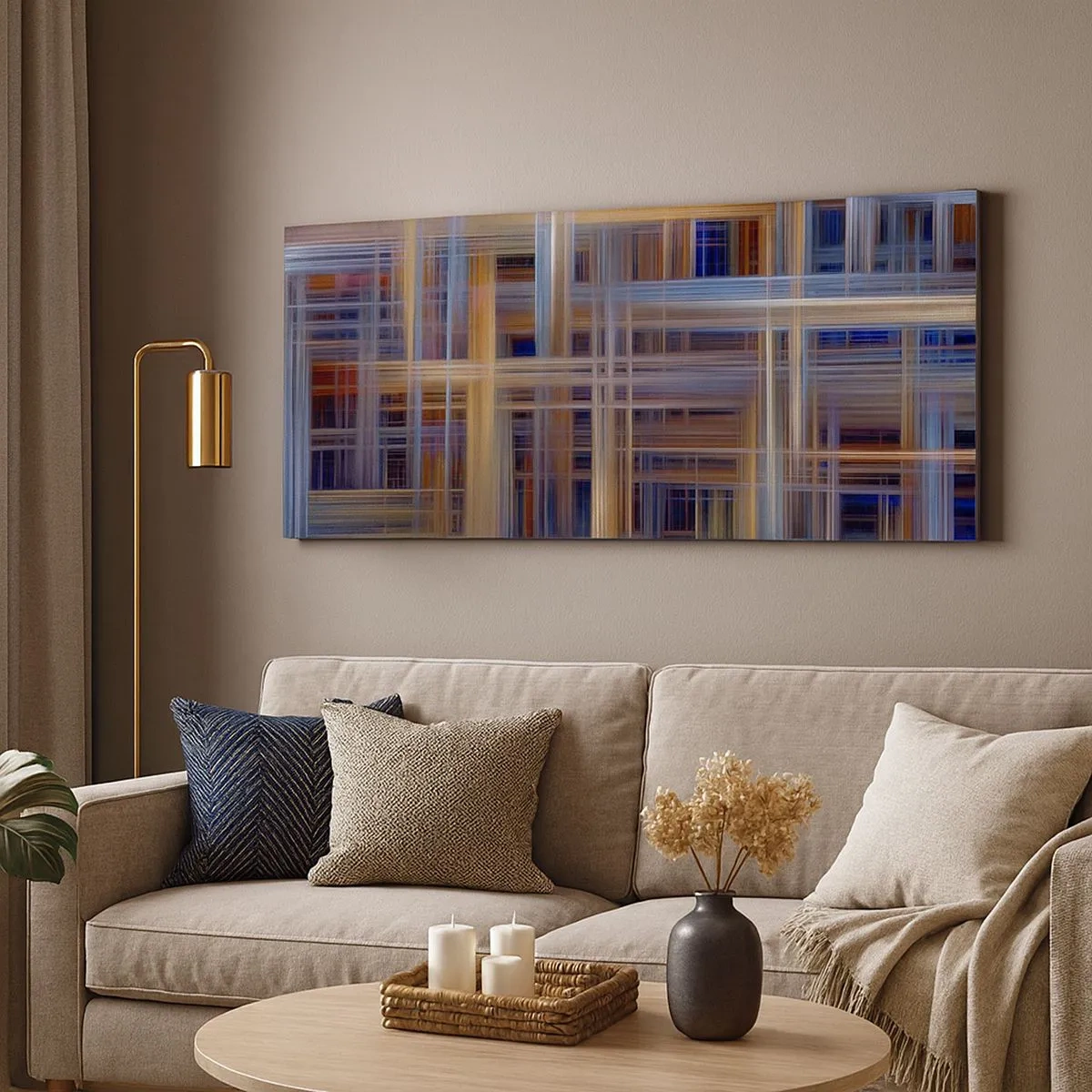Quadro su tela - Stampe su Tela - Tessute con la luce - 100x40 cm
