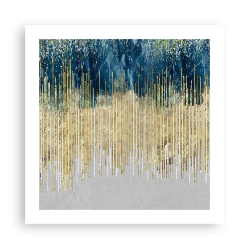 Poster - Confine dorato - 50x50 cm