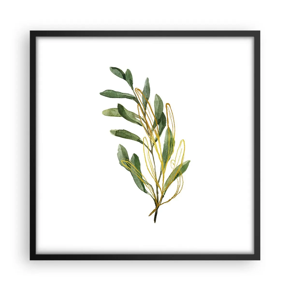 Poster in cornice nera - Tutto ciò che è buono - 50x50 cm