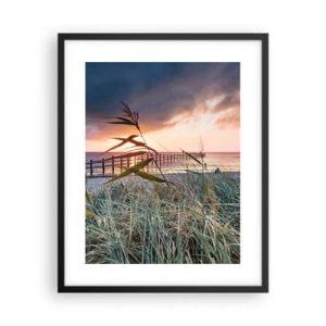 Poster in cornice nera - Non andrà via col vento - 40x50 cm