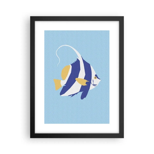 Poster in cornice nera - Miss Mari Tropicali - 30x40 cm
