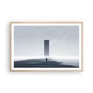 Poster in cornice rovere chiaro - Opportunità o minaccia? - 91x61 cm