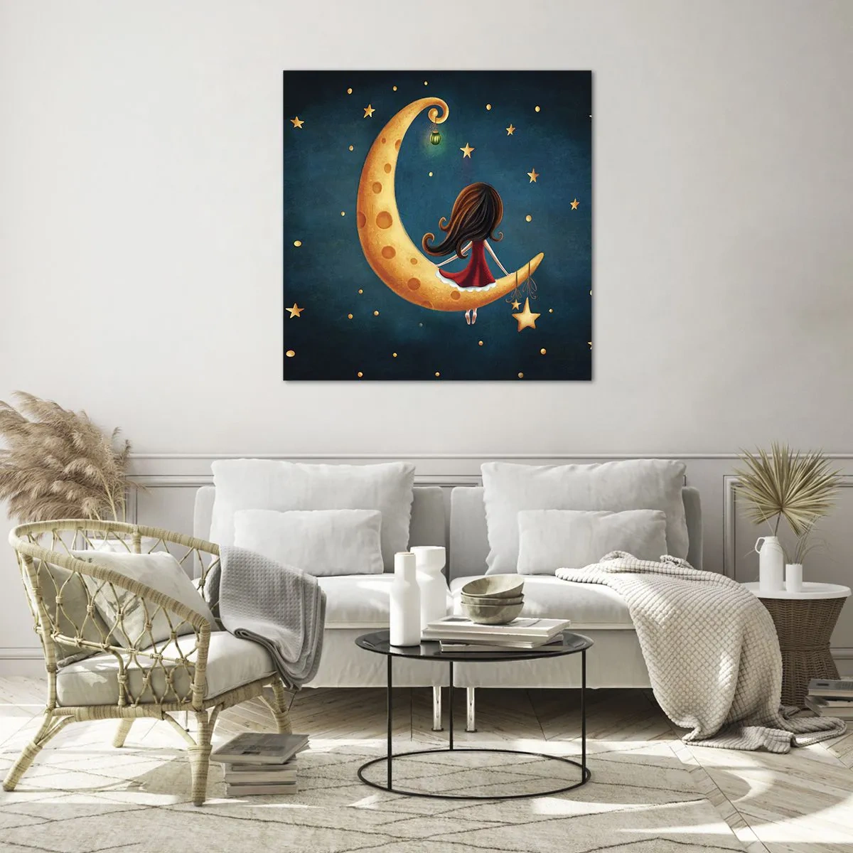 Quadro su vetro - Una volta... - 60x60 cm