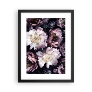 Poster in cornice nera - Bouquet nel vecchio stile - 30x40 cm