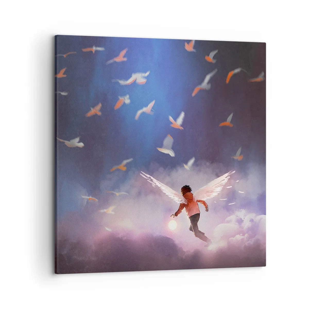 Quadro su tela - Stampe su Tela - Bisogna avere fantasia e coraggio - 50x50 cm