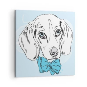 Quadro su tela - Stampe su Tela - Eleganza canina - 50x50 cm