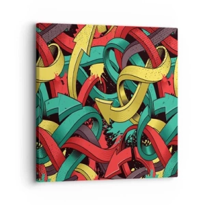 Quadro su tela - Stampe su Tela - Qual è la via giusta? - 30x30 cm