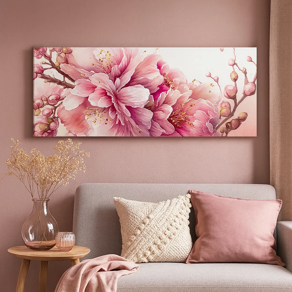 Quadro su tela - Stampe su Tela - Fiore di ciliegio - 30x30 cm