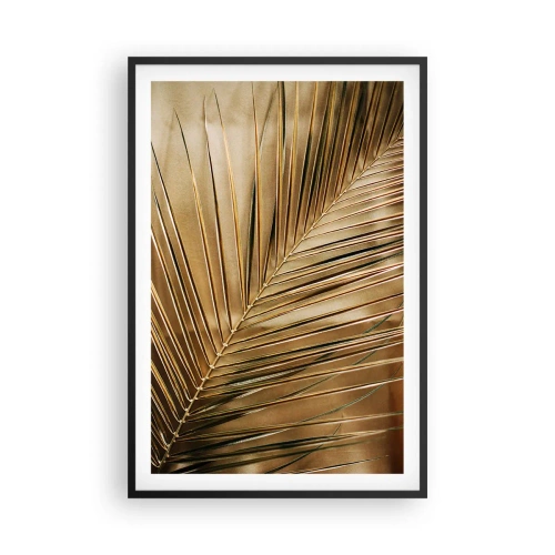 Poster in cornice nera - Colonnato naturale - 61x91 cm