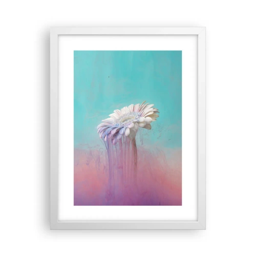 Poster in cornice bianca - L'aldilà dei fiori - 30x40 cm