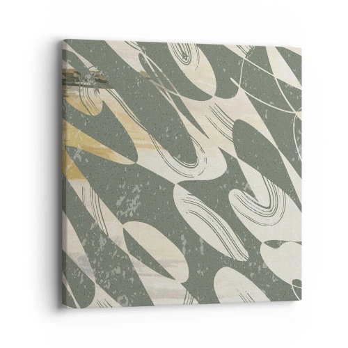 Quadro su tela - Stampe su Tela - Astrazione ritmica - 40x40 cm