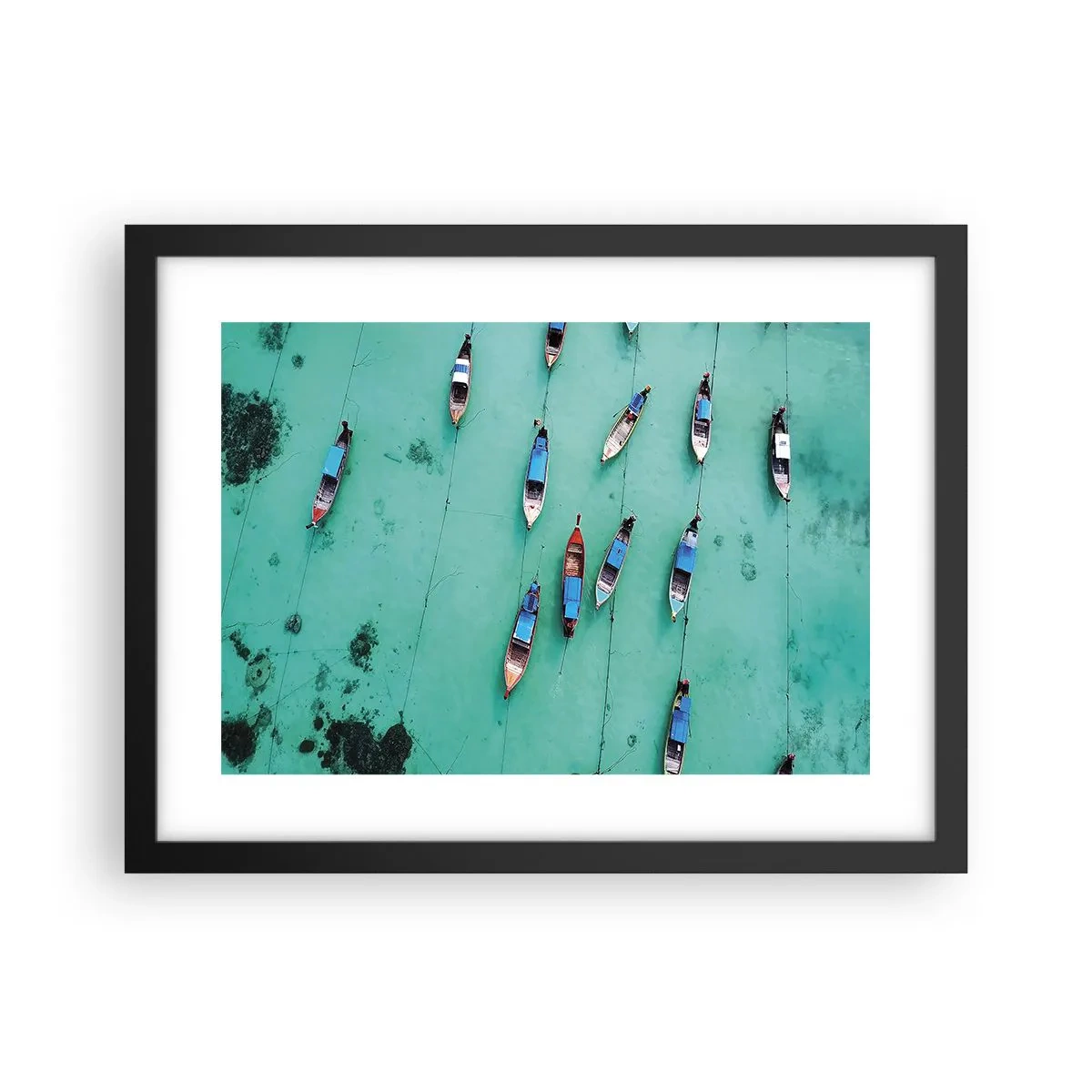 Poster in cornice nera - In gioiosa attesa - 40x30 cm