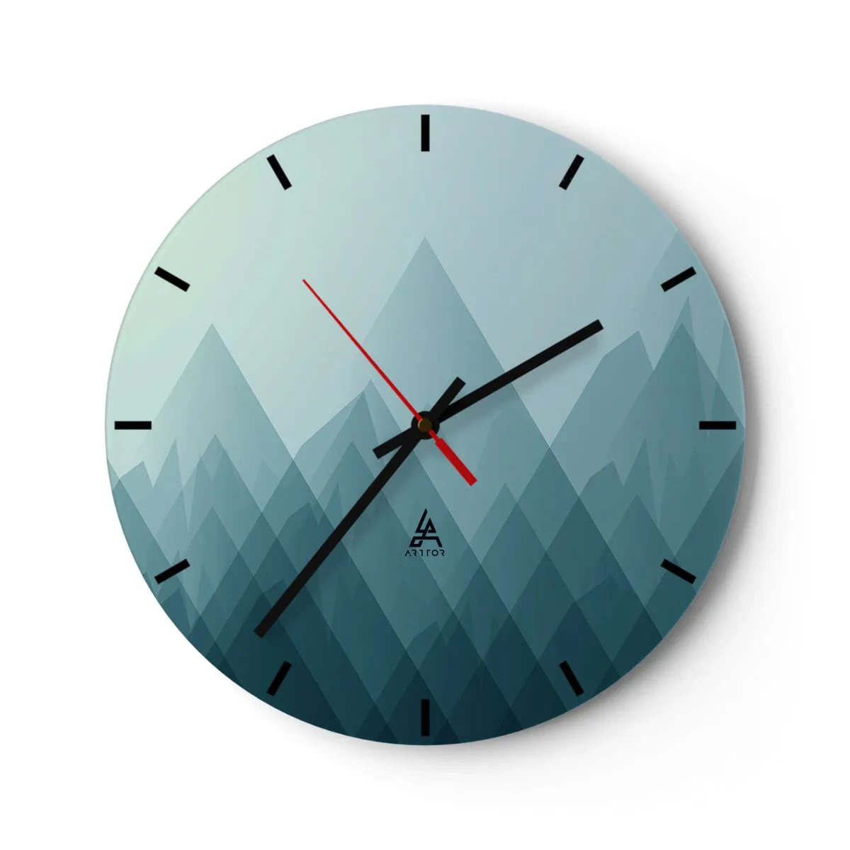 Orologio da parete - Orologio in Vetro - Grande, più grande, massima - 40x40 cm